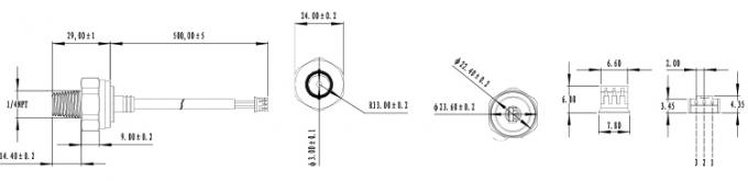 금관 악기 유숙 20bar 세라믹 전기 용량 엔진 유압 감지기 0
