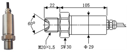 10VDC 매우 고압 1500MPa 대기압 변형기 2